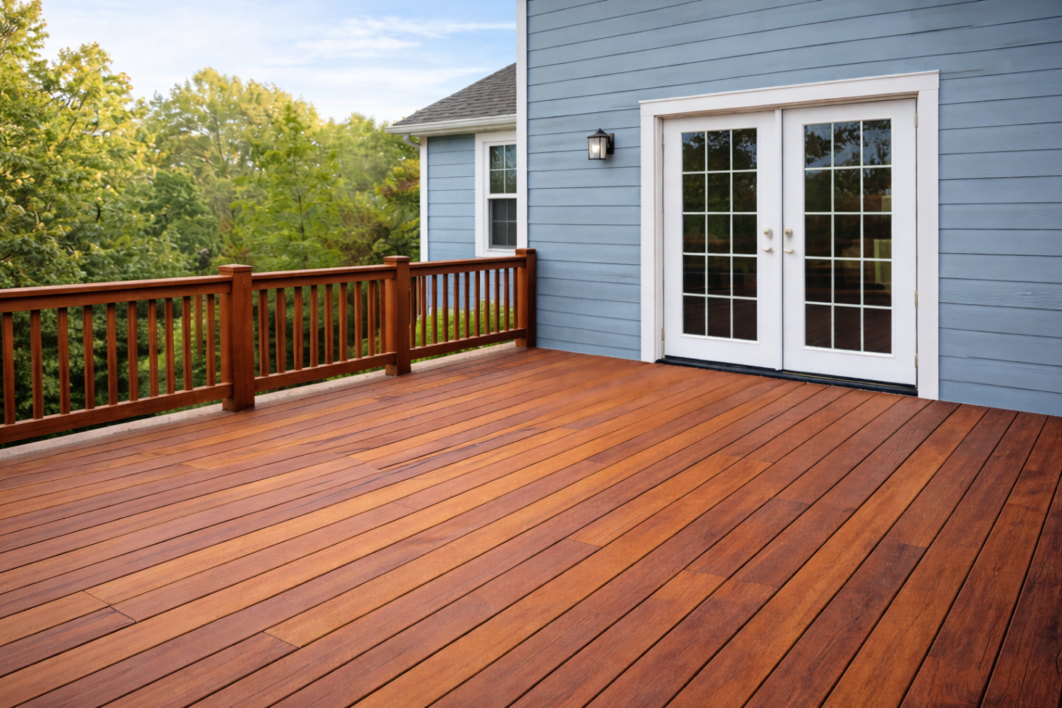 Freshly Done Deck Restoration