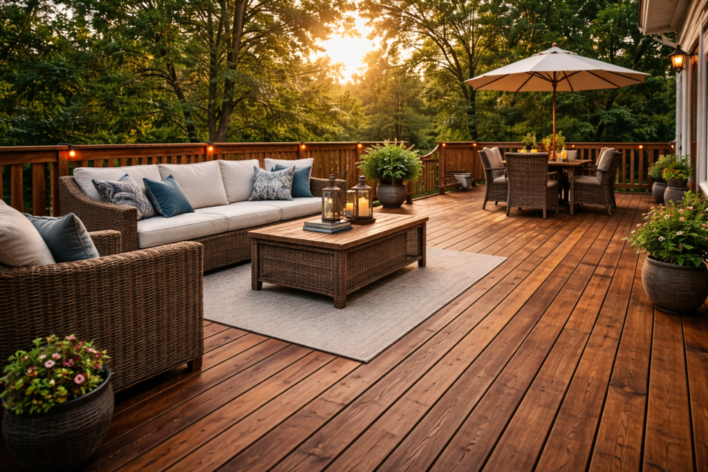 Completed Deck Restoration Aurora Colorado