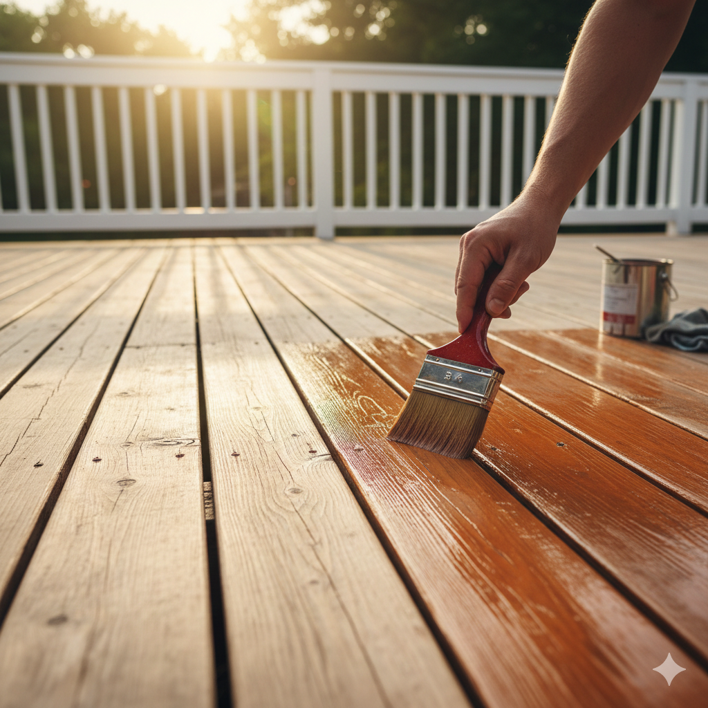 Deck Staining Aurora Colorado